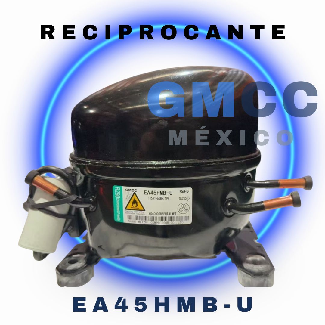 Compresor reciprocante EA45HMB-U R290 115-127V/60Hz 4.5 cc L/MBP