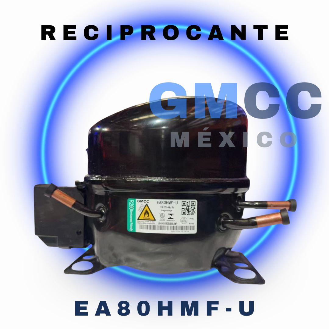 Compresor reciprocante EA80HMF-U R290 115-127V/60Hz 7.98 cc LBP/MBP